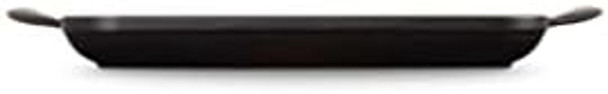 Le Creuset Enameled Cast Iron Signature Square Skillet Grill 10.25" Licorice Le Creuset Enameled Cast Iron Signature Square Skillet Grill 10.25" Licorice
