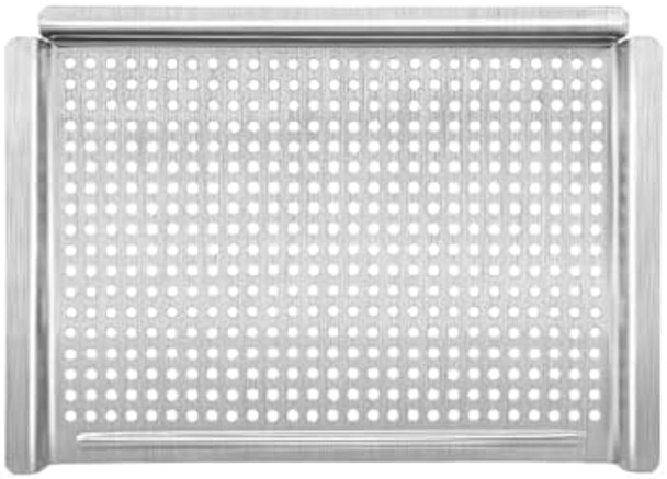 Grill Pan Bbq Pan For Ourdoor Indoor - Stainless Steel Grill Pan: Nonstick Baking Tray For Vegetables Meat Bbq Accessories (Silver) Grill Pan Bbq Pan For Ourdoor Indoor - Stainless Steel Grill Pan: Nonstick Baking Tray For Vegetables Meat Bbq Accessories (Silver)