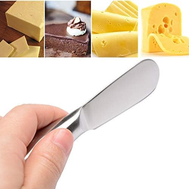 6Pcs Stainless Steel Multipurpose Cheese And Butter Spreader Knives 6Pcs Stainless Steel Multipurpose Cheese And Butter Spreader Knives