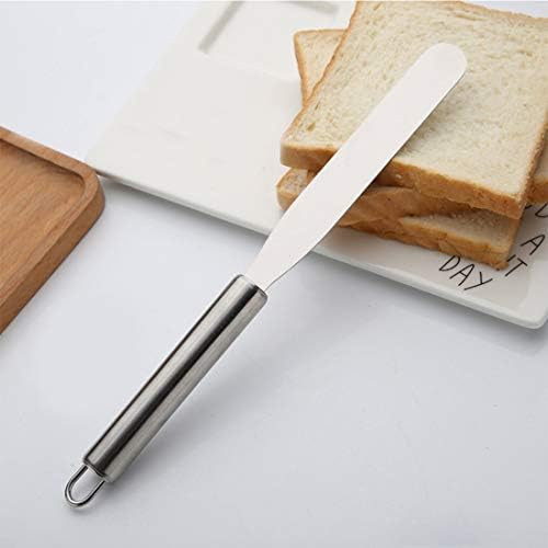 Corner Cabin Cake Metal Spatula Stainless Steel Foodservice Straight Icing Spatula Spreader Knife 11-Inch Silver