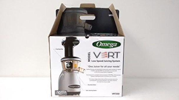 Omega Vrt330 Dual-Stage Vertical Single-Auger Low-Speed Juicer