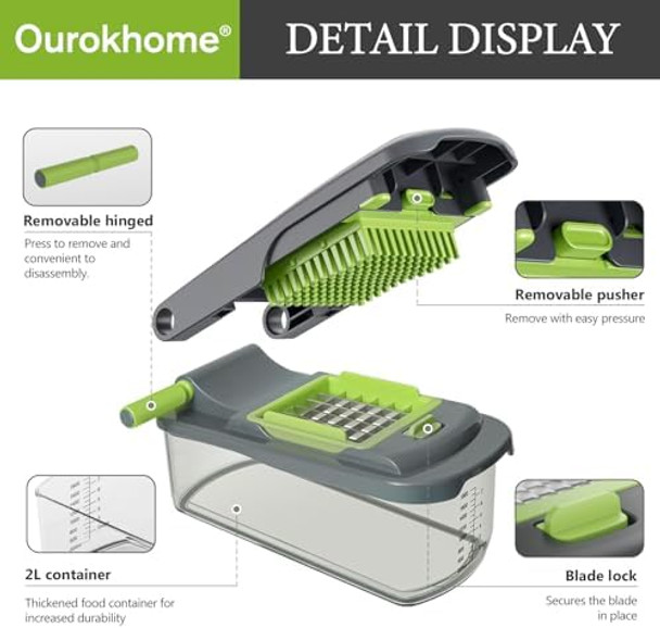Ourokhome Rotary Cheese Grater Shredder And Pastry Dough Bench Scraper Knife With Vegetable Peeler And Cleaning Brush (Red)