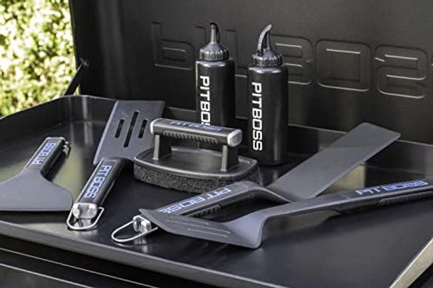 Pit Boss Ultimate Griddle Tool Kit 5-Piece Black
