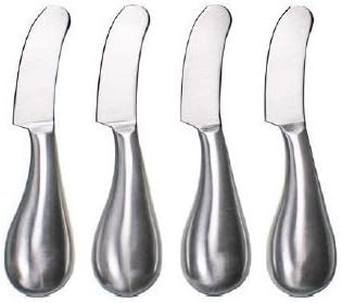 Prodyne Stainless Steel Spreaders Set Of 4 Silver