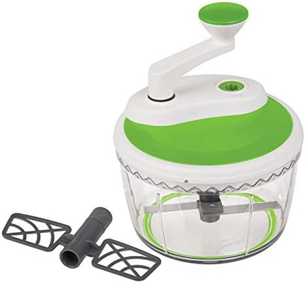 Prepworks By Progressive Dual Speed Chop & Whip Two Speed Settings Non-Skid Base Whip Cream Dressings Mincing Onions Salsa Mixer Vegetables Coleslaw
