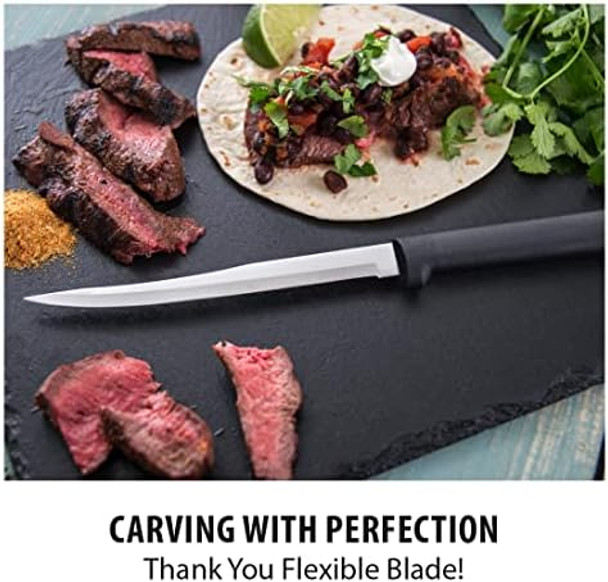 Rada Cutlery Carver Boning Knife Made In Usa Black Handle