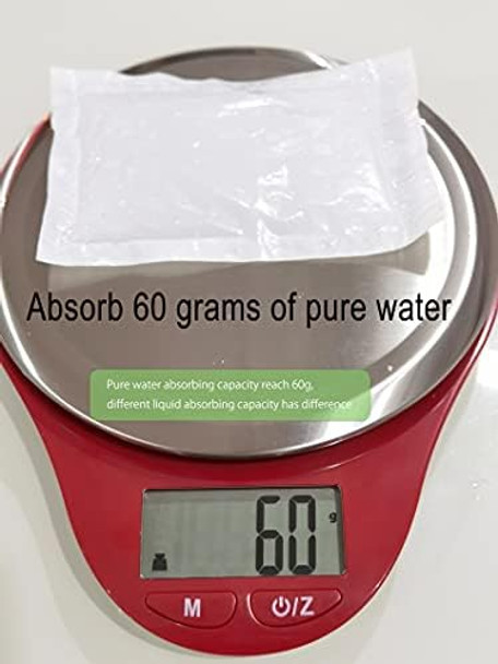 Meat Absorbent Pads 4X7 Inch Dri Lock 60 GramsWhite Meat Soaker Pads For Vacuum Sealer Bags (80Pcs)