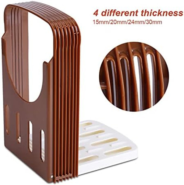 Folding Bread Cutter Bread Adjustable Thickness Lower Non Slip Design Bread Savings Bread Ham And Cheese