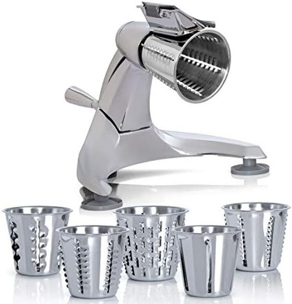 Heavy Duty Vegetable Chopper Dynamic Food Processor With Stainless-Steel Shredders