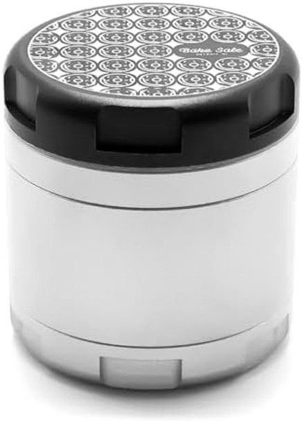 Bake Sale Aircraft Grade Aluminum Grinder 5-Piece 63Mm (Grey)