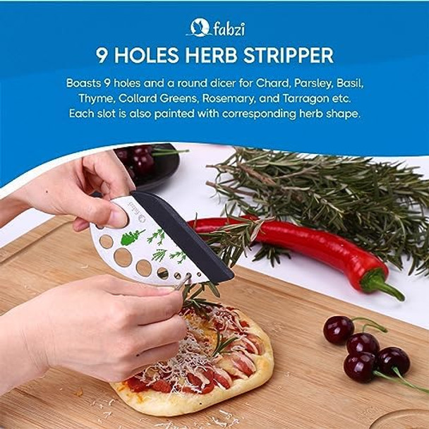 Kitchen Gadgets Kit - 6-In-1 Ergonomic Stainless Steel Cutting Utensils - Cheese Grater Herb Stripper Garlic Crusher Kitchen Scissors I-Shaped And Y-Shaped Peeler