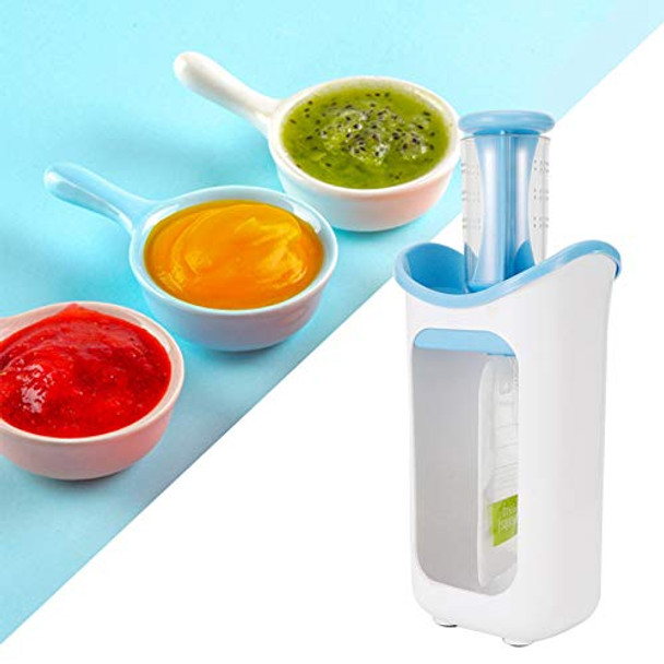 Fruit Puree Squeeze Station Food Pouches Filling Station Store System Portable Children Fruit Puree Squeezer For Home Kitchen(Blue) Fruit Puree Squeeze Station Food Pouches Filling Station Store System Portable Children Fruit Puree Squeezer For Home Kitchen(Blue)
