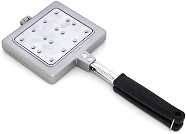 Waffle Maker [ Made In Japan ] Has Nonstick Coating 5.43 X 5.42 Inch Portable Diy Waffle Maker For Kitchen And Camping