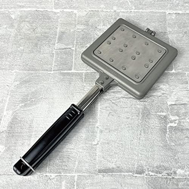 Waffle Maker [ Made In Japan ] Has Nonstick Coating 5.43 X 5.42 Inch Portable Diy Waffle Maker For Kitchen And Camping