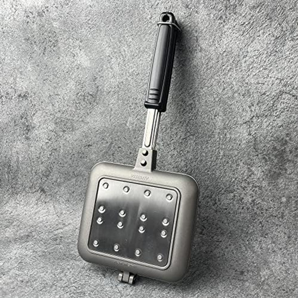 Waffle Maker [ Made In Japan ] Has Nonstick Coating 5.43 X 5.42 Inch Portable Diy Waffle Maker For Kitchen And Camping