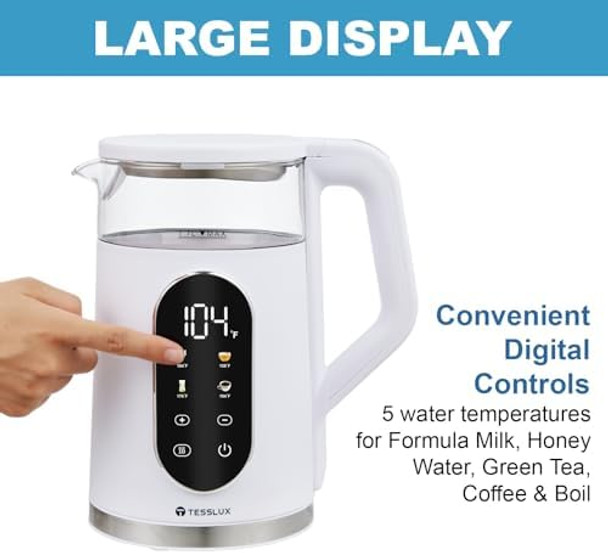 Electric Tea Kettle1.7 L White With Electric Indoor Grill & Griddle 20" Compact Size For Home Use Electric Tea Kettle1.7 L White With Electric Indoor Grill & Griddle 20" Compact Size For Home Use