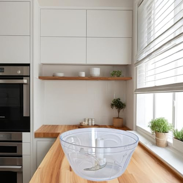 Manual Food Chopper With Press Handle 2-Cup Capacity Clear Container With Food Grade Lid. Vegetable Chopper Garlic Chopper Fruit Chopper Nut Chopper Meat Mincer.