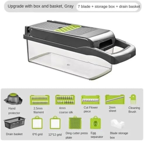 Quantumg - Hh916D Juicer Slow-Rotating Masticating Technology 3-In-1 Multi-Function For Juice Smoothie And Sorbet 100% Natural Juices Smoothies And Nut Milks (Green) Large Grey