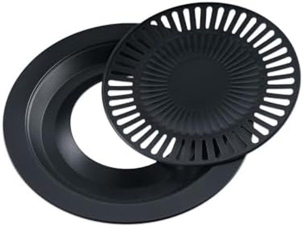 Vctitil 2Pcs/Set Korean Traditional Bbq Grill Pan30Cm Nonstick Grill Pan Indoor/Outdoor Smokeless Grill Plate Roasting Tray For Camping Bbq Vctitil 2Pcs/Set Korean Traditional Bbq Grill Pan30Cm Nonstick Grill Pan Indoor/Outdoor Smokeless Grill Plate Roasting Tray For Camping Bbq