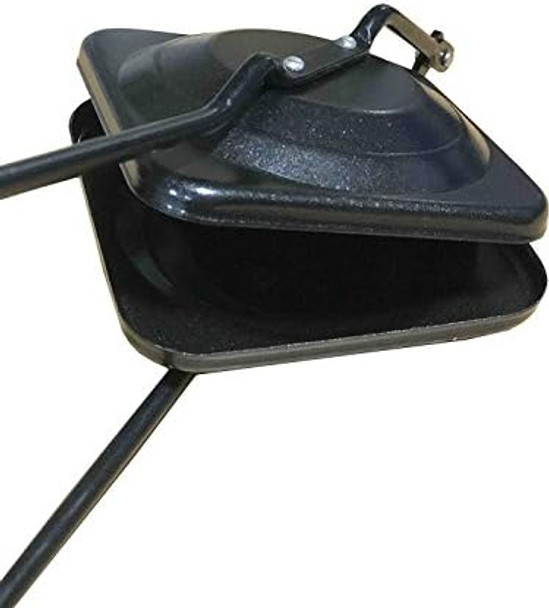 Aluminium Non-Stick Sandwich Maker Nonstick Plates Stove Top Toasted Sandwich Snack Maker For Ss Mess Tray Black 16 X 6 Inch Aluminium Non-Stick Sandwich Maker Nonstick Plates Stove Top Toasted Sandwich Snack Maker For Ss Mess Tray Black 16 X 6 Inch