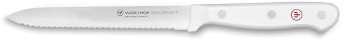 Wüsthof Gourmet White 5" Serrated Utility Knife