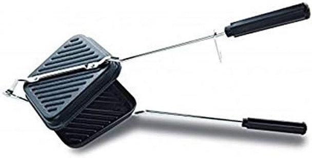 Sandwich Maker Gas Stove Top Grill Toaster Grill Sandwich Maker Double Sided Grill Pan Panini Press Hot Pan Breakfas Pan Snacks Maker