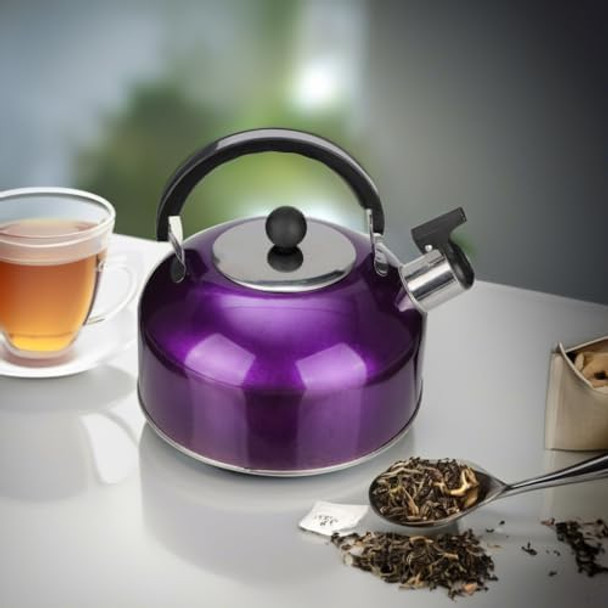Whistling Tea Kettle Boiling Kettle With Ergonomic Handle For Induction And Gas Stoves For Daily Tea And Beverage Needs Whistling Tea Kettle Boiling Kettle With Ergonomic Handle For Induction And Gas Stoves For Daily Tea And Beverage Needs