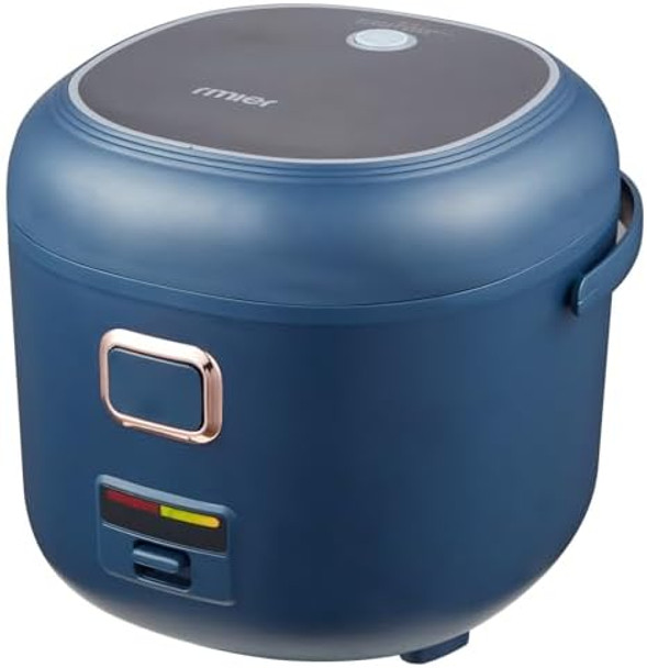 Mini Portable Travel Rice Cooker 2L With Steam Tray 12V-24V - Blue