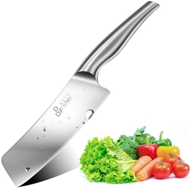 Ddf Iohef Kitchen Knife Chef'S Knife In Japanese Stainless Steel Professional Santoku Cooking Knife 7 Inch Non-Slip Ultra Sharp Knife With Ergonomic Handle