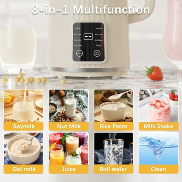Rapid Egg Cooker With 40Oz Automatic Nut Milk Maker