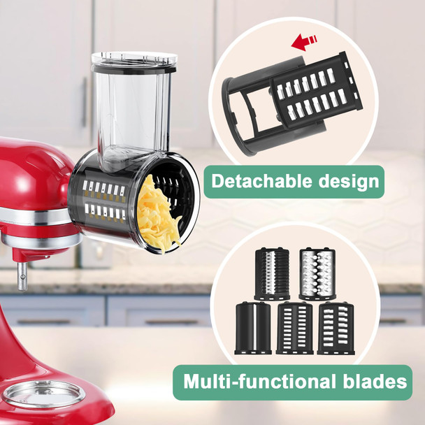 Slicer Shredder Pasta Maker Set For Kitchenaid Stand MixerFresh Prep Cheese Grater Food Slicers Attachment For Ka Mixer 5 BladesHomemade Fresh Easily For Kitchen Aid Pasta Attachment For Stand Mixer Slicer Shredder Pasta Maker Set For Kitchenaid Stand MixerFresh Prep Cheese Grater Food Slicers Attachment For Ka Mixer 5 BladesHomemade Fresh Easily For Kitchen Aid Pasta Attachment For Stand Mixer