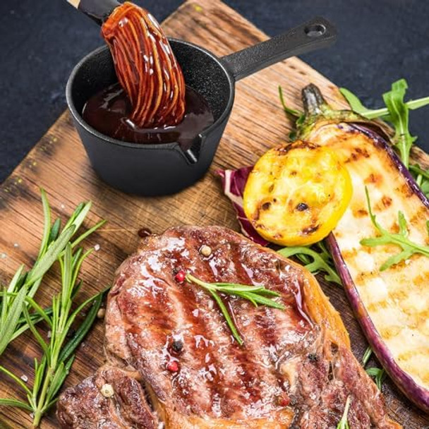 Bbq Mop Brush And Cast Iron Sauce Pot Set8-Piece Grilling Tool Set Outdoor Grill Tools Accessories With Basting Brush An Meat Shredder ClawsFor Meat SmokerGrill And Stove Bbq Mop Brush And Cast Iron Sauce Pot Set8-Piece Grilling Tool Set Outdoor Grill Tools Accessories With Basting Brush An Meat Shredder ClawsFor Meat SmokerGrill And Stove