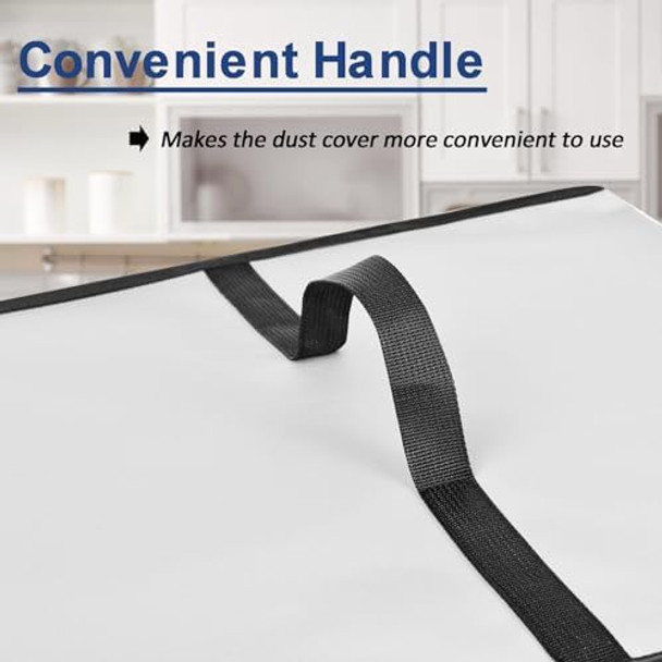 Coffee Maker Dust Cover For Ninja Coffee Maker Cfn601/Cm401/Cm371 Heavy Duty Waterproof Dust-Proof Coffee Maker Protective Cover Dust Cover With Handle And Easy To Clean (Silver Grey) Coffee Maker Dust Cover For Ninja Coffee Maker Cfn601/Cm401/Cm371 Heavy Duty Waterproof Dust-Proof Coffee Maker Protective Cover Dust Cover With Handle And Easy To Clean (Silver Grey)