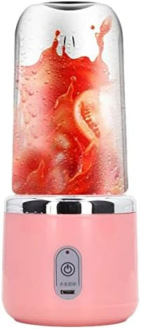 300Ml Juicer Portable 6 Blades Rechargeable Small Household Cup Students Automatic Multifunctional Juicing Cup For Fruit Vege Coffee (6 Blades Lid)