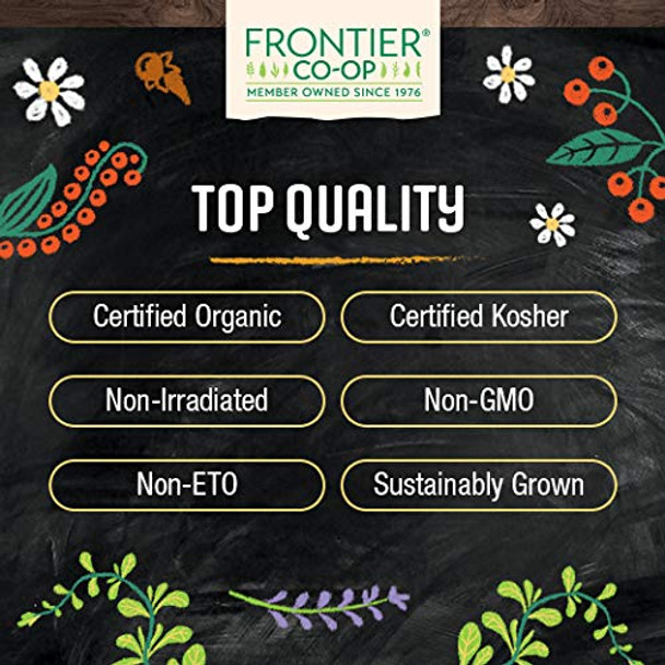 Frontier Bulk Chia Seed  White Whole  Organic 1 Pound