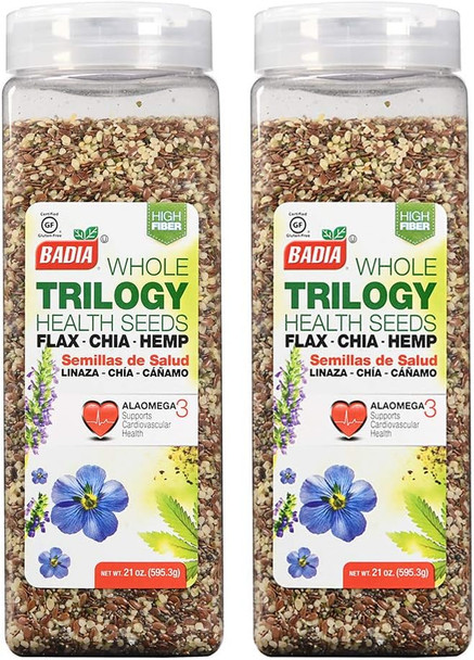 Badia Trilogy Health Seeds  21 Ounce 2 Pack