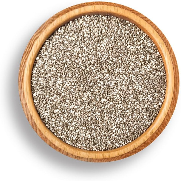 Golden Crown Organic Chia Seeds  24 Oz 1.5 Lb with Omega-3 Non-GMO Gluten Free  Nutrient-Packed Superfood Gluten-Free Raw White Chia Seeds and Vegan Protein