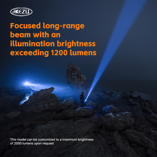 Kezu Aluminum Alloy Strong Light Flashlight White Laser Wick , Battery Indicator ( KH - W308 ) Kezu Aluminum Alloy Strong Light Flashlight White Laser Wick , Battery Indicator ( KH - W308 )