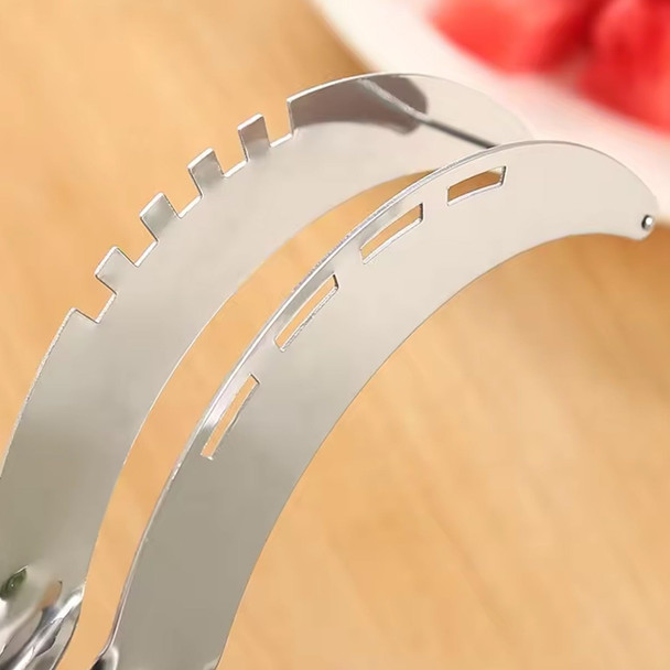 Prestigeum Stainless Steel Watermelon Cantaloupe Slicer Knife Corer Fruit Vegetable Kitchen Tool Multicolor | TradeX Enterprises Product |