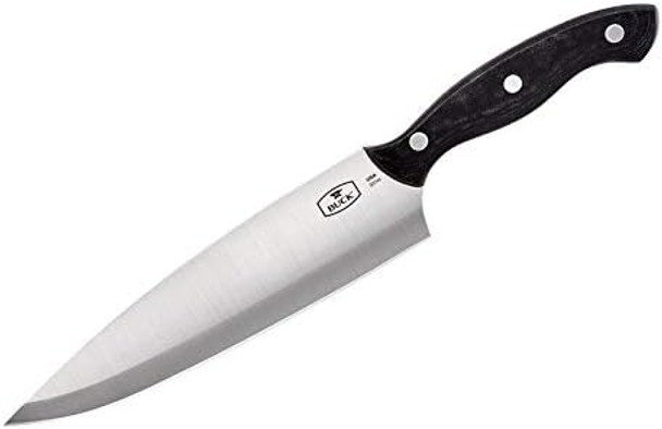 Buck Knives 931 Chef'S Knife 8-Inch 420Hc Stainless Steel Blade Paperstone Slate Handle Kitchen Cutlery