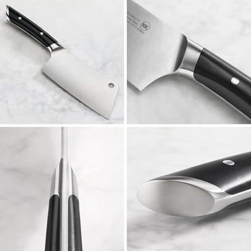 Cangshan Helena Series 6-Inch Meat Cleaver Forged German Steel Black 502582