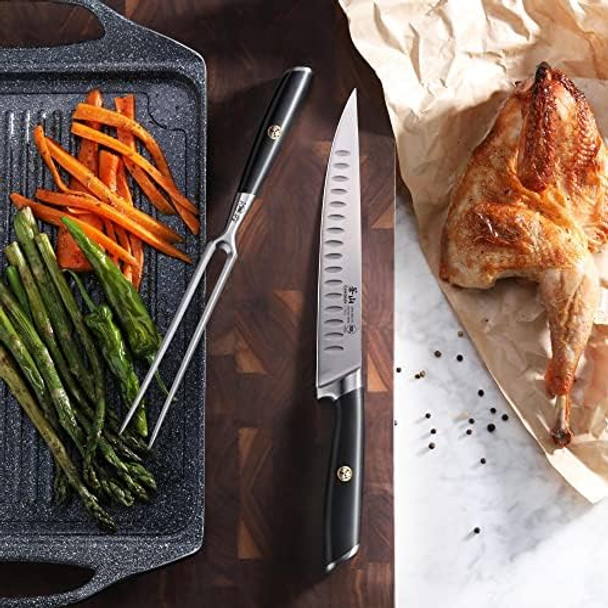 Cangshan L Series 2-Piece Carving Set Forged German Steel Black 1026955 Cangshan L Series 2-Piece Carving Set Forged German Steel Black 1026955