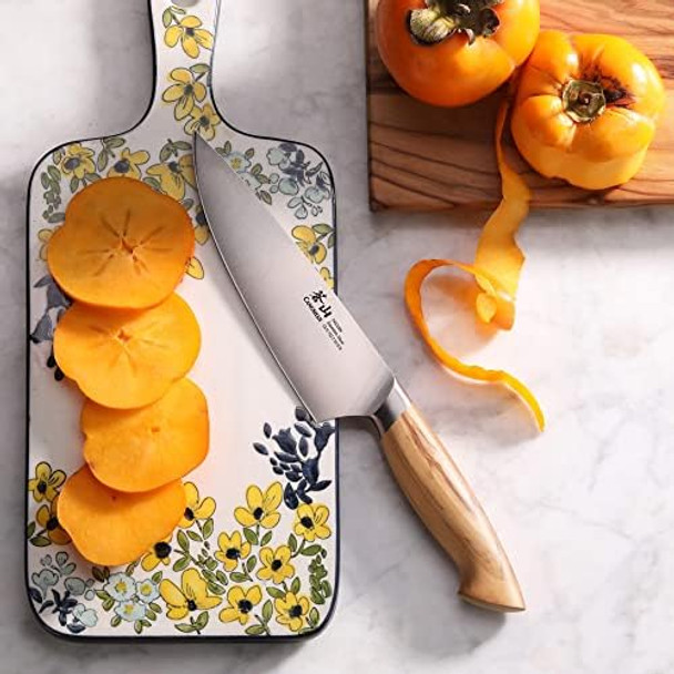 Cangshan Oliv Series 6-Inch Chef'S Knife Forged Swedish 14C28N Steel 501578