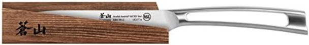 Cangshan Tn1 Series 1021783 Swedish 14C28N Steel Forged 5-Inch Utility Knife And Wood Sheath Set