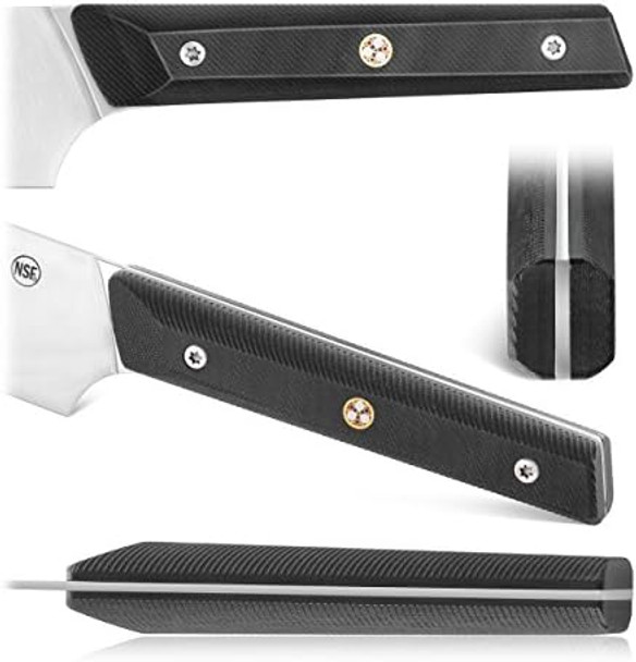 Cangshan Tg Series 1021325 Swedish 14C28N Steel 3-Piece Tai Knife Block Set Walnut