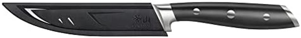 Cangshan Alps Series 502780 German Steel Forged 4-Piece Steak Knife Set With Sheaths Black Cangshan Alps Series 502780 German Steel Forged 4-Piece Steak Knife Set With Sheaths Black