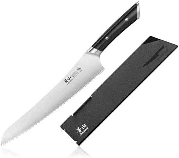 Cangshan Helena Series 9-Inch Deli Knife Forged German Steel Black 505460