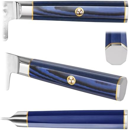 Cangshan Kita Series 2-Piece Starter Knife Set (6" Chef + 3.5" Paring) With Ash Wood Box High Carbon X-7 Damascus Steel 501523 (2Pc)