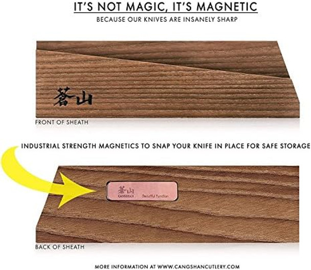 Cangshan Tv2 Series 1022940 Swedish 14C28N Steel Forged 6-Inch Boning Knife And Wood Sheath Set Cangshan Tv2 Series 1022940 Swedish 14C28N Steel Forged 6-Inch Boning Knife And Wood Sheath Set