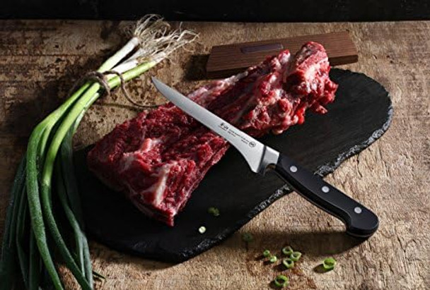 Cangshan Tv2 Series 1022940 Swedish 14C28N Steel Forged 6-Inch Boning Knife And Wood Sheath Set Cangshan Tv2 Series 1022940 Swedish 14C28N Steel Forged 6-Inch Boning Knife And Wood Sheath Set